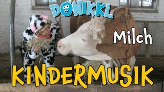 ♫ Kinderlied ♫ Milch ♫ DONIKKL Kinderlieder ♫ Singen Tanzen Bewegen [upl. by Sundin74]