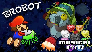 Super Paper Mario Musical Bytes  Brobot Battle  Man on the Internet [upl. by Ayouqes]