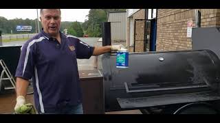 Linseed Oil vs High Heat Paint Bbq Smoker Pros redo old bbq smoker grill trailers for sale rentals [upl. by Hasty]