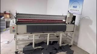 2000mm Geotextile Nonwovens fabric cutting slitting machine roll to sheet cutter slitter machine [upl. by Ahsekar896]