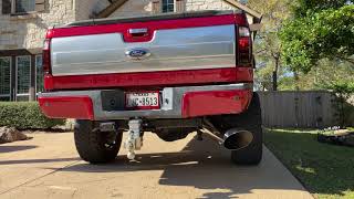 67 Powerstroke Straight Pipe Cold Start 2015 F250 [upl. by Gies]