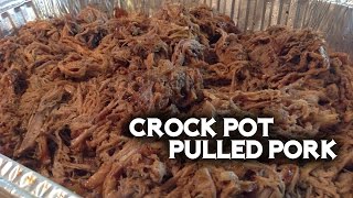 How to make Pulled Pork in a Crock Pot [upl. by Tuesday576]