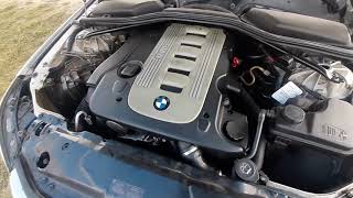 BMW e60 525d M57d25 engine sound 350000km R6 [upl. by Jermaine191]