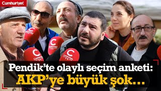 Olaylı seçim anketi Erdoğanın yüzde 49 oy aldığı Pendikte AKPye büyük şok [upl. by Chelsea]