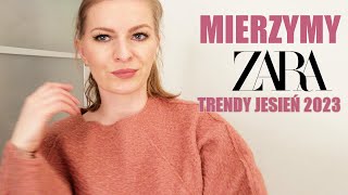 NAJLEPSZE JEANSY 💪 MIERZYMY ZARA  TRENDY JESIEŃ ZIMA 202324 [upl. by Philana]