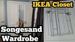 Ikea Wardrobe Closet Songesand Review [upl. by Jeanine596]