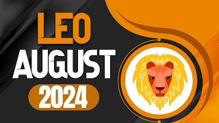 Leo August 2024 Horoscope  Monthly Horoscope [upl. by Hisbe]