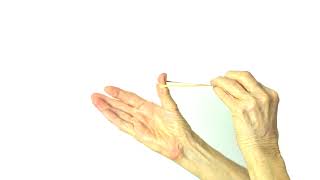 Senior Exercises  Hand Therapy  Thumb Opposition  Band [upl. by Stanwin]