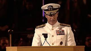 Admiral William H McRaven Commencement Speech Part 12 [upl. by Mharg]