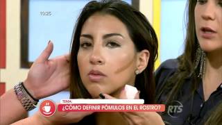 Aprendimos a como definir los pómulos del rostro con maquillaje [upl. by Theone505]