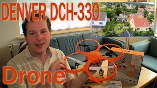 Unboxing DENVER DCH330 Drone review and play  204 [upl. by Nnylyram]