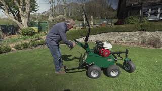 How to Adjust the Depth Setting on a Groundsman Turf Aerator [upl. by Erdreid560]