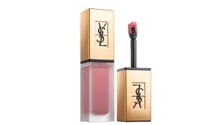 YSL Tatouage Couture Matte Lip Stain 11 Rose Illicite  Lipstick Unboxing amp Swatches [upl. by Peednam246]