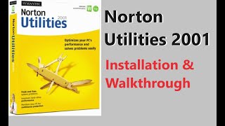 Norton Utilities 2001 Installation amp Walkthrough [upl. by Ilujna]