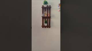 Cardboard unique wall shelf home decor idea 💡😀 diy trending shorts shortsvideo youtubeshorts [upl. by Eittah597]