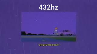 Kina Get You The Moon 432hz [upl. by Okin35]