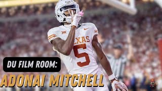 Adonai Mitchell  2024 NFL Draft WR Prospect  DU Film Room [upl. by Manton338]