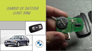 Cambio De Batería Llave BMW [upl. by Ailemap]