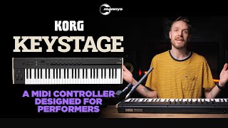 Korg Keystage A MIDI Controller Designed for Performers FINALLY keyfeature overview [upl. by Derreg]