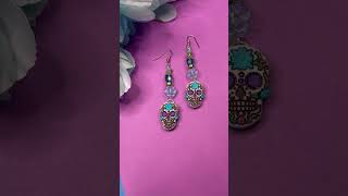 Sugar Skull Earrings short [upl. by Renaxela]