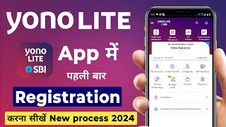 YONO lite sbi registration Yono lite sbi first time registration  how to register Yono lite sbi [upl. by Oretna]