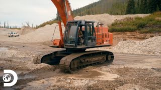 Barragem rompida interrompe o funcionamento de uma operação mineradora  Febre do Ouro [upl. by Terryn]