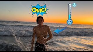 I Tried A Cold Plunge In The Pacific Ocean [upl. by Adnamar]