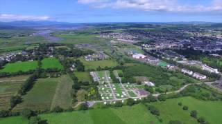 Woodlands Caravan amp Camping Park Tralee aerial drone video [upl. by Einaoj]