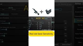 RED DOT ZERO RECOIL Senstivity  KanoisLive bgmi gaming shortsfeed battelgroundmobileindia [upl. by Gerti375]