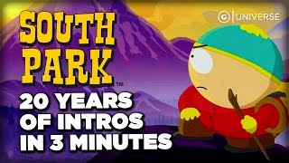 South Park 20 Years of Intros in 3 Minutes [upl. by Bully373]