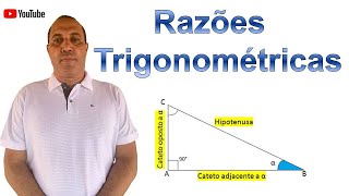 Razões Trigonométrica  Seno cosseno e tangente [upl. by Gimble]