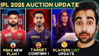 IPL 2025 News PBKS New Auction Plan😲Venkatesh Iyer RETENTION in KKR CONFIRM  Mega Auction Update [upl. by Srednas]