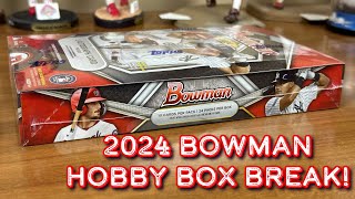 2024 Bowman Baseball Hobby Box Break [upl. by Sorvats]