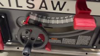 SKIL SPT99T 01 Portable Worm Drive Table Saw Review [upl. by Llenart450]