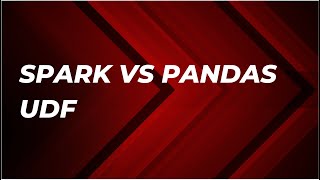 spark vs pandas udf [upl. by Ahtelat740]