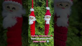 🎅🏼 Weihnachtsmann Sorgenwürmchen häkeln  Schritt für Schritt häkeln anleitung sorgenwürmchen [upl. by Theressa231]