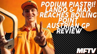 Lets talk Lando vs Max and Podium Piastri Austrian GP Review [upl. by Akelam]