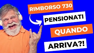 🔴RIMBORSO 730 PENSIONATI 2023 QUANDO ARRIVA❓ [upl. by Kronfeld280]