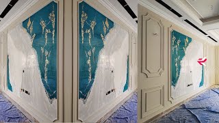 Stucco Marble finishes  Wall Decor  Mirror finish [upl. by Netneuq]