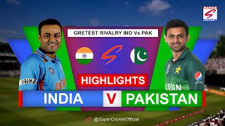 The Intense Rivalry India Vs Pakistan cricket match highlights [upl. by Iznil]