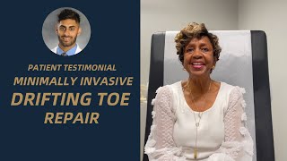 Minimally Invasive Toe Surgery Correction  Patient Testimonial [upl. by Aeikan]