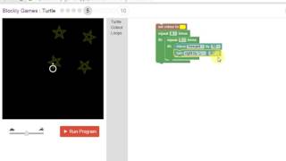 Blockly Games  Solution Turtle 5 [upl. by Suciram91]