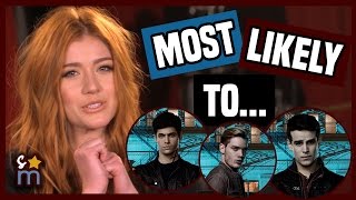 SHADOWHUNTERS Cast Plays quotMost Likely Toquot Game  Shine On Media [upl. by Wardieu]