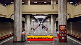 Bucharest Metro  Nicolae Grigorescu 1 M1 M3 [upl. by Brom967]