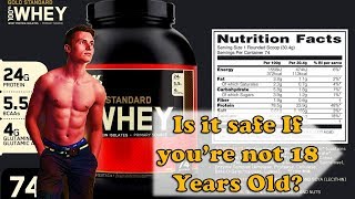 Is Whey Protein SAFE at Age under 18 Years Old Bodybuilding [upl. by Irrac760]