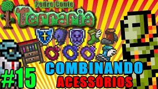 Terraria 15  PC  Combinando Acessórios Spectre Boots Obsidian Shield e Mana Regeneration Band [upl. by Margarette]