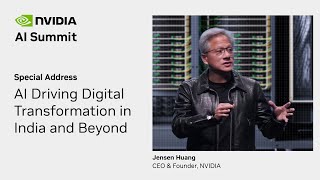 NVIDIA CEO Jensen Huang’s Special Address at AI Summit India [upl. by Natascha564]