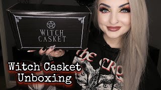 Witch Casket  Monthly Subscription Box Unboxing  January 2022 [upl. by Aleekat106]