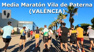 Media Maratón Vila de Paterna VALÈNCIA 2023  Minimalista  Barefoot Running [upl. by Dnalloh]