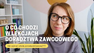 O co chodzi w doradztwie zawodowym i jak wybrać szkołę ponadpodstawową ➡ Zrób te 3 kroki 🧐 [upl. by Ricca]